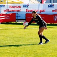 Faustballerin Kim Trautmann spielt für den TSV Pfungstadt in der Bundesliga und läuft zudem für die deutsche Nationalmannschaft auf.Foto: Uwe Spille