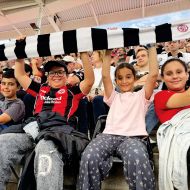 Der Besuch eines Eintracht-Spiels war für die Schüler*innen ein einmaliges Erlebnis und ein echter Gewinn.