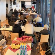 Netzwerktreffen Schule und Verein im VIP Raum im Auestadion Kassel                Bild: Lutz Mittermüller